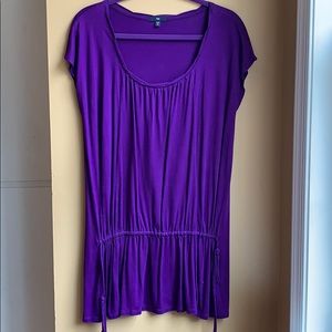 GAP scoop ultra violet tunic, NWOT